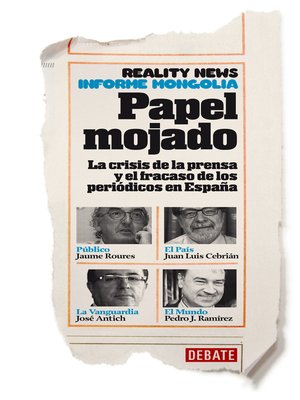 cover image of Papel mojado